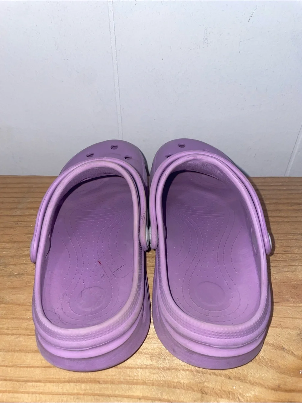 Kids Purple Foam Clog Shoes